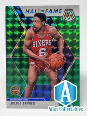 2019-20 Panini Mosaic Mosaic Green #288 Julius Erving (Hall of Fame) 76ers